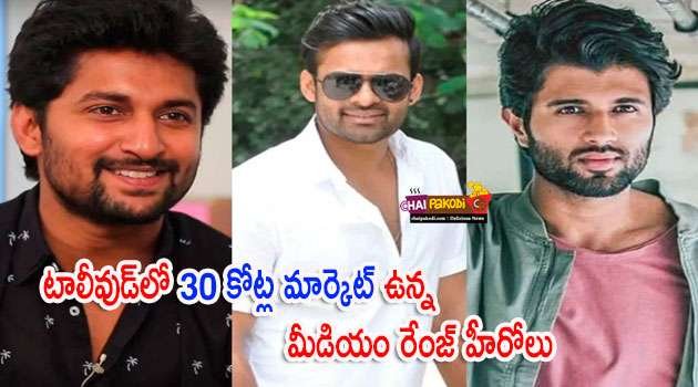 Tollywood 30 crore Heroes